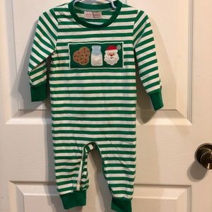Santa’s Milk & Cookies Long Romper